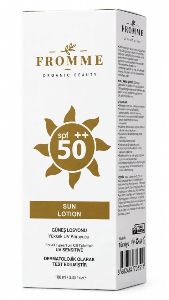 FROMME GÜNEŞ LOSYONU SUN LOTİON 100 ML 1 Adet