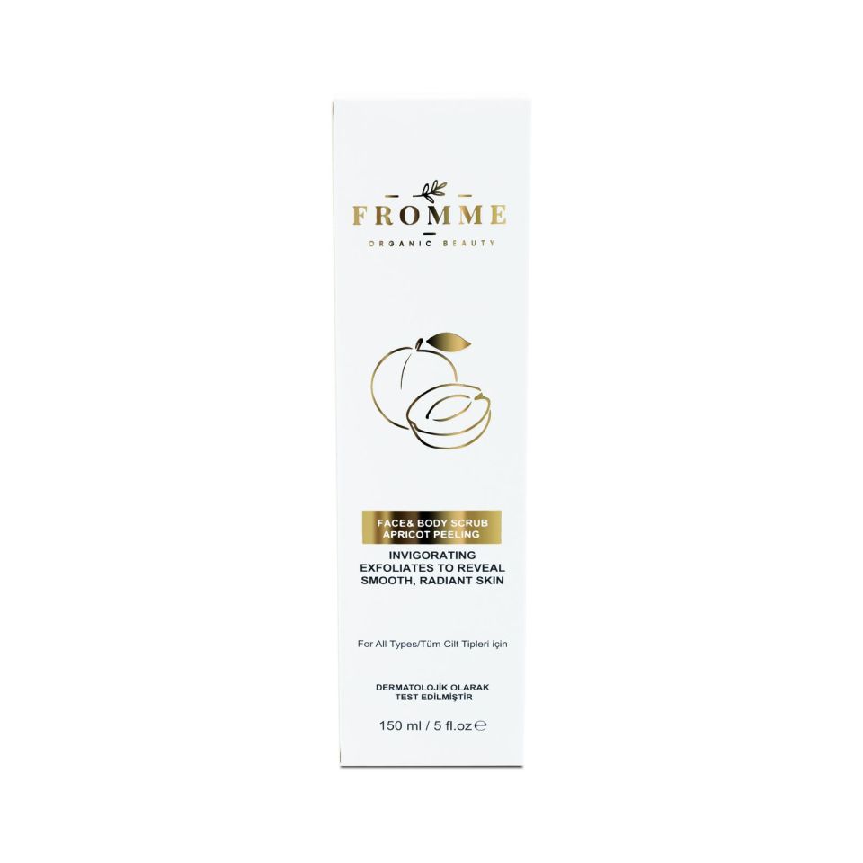 FROMME FACE BODY SCRUB  APRICOT PEELING 150 ML 1ADET