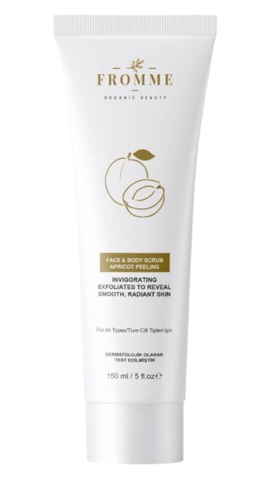 FROMME FACE BODY SCRUB  APRICOT PEELING 150 ML 1ADET