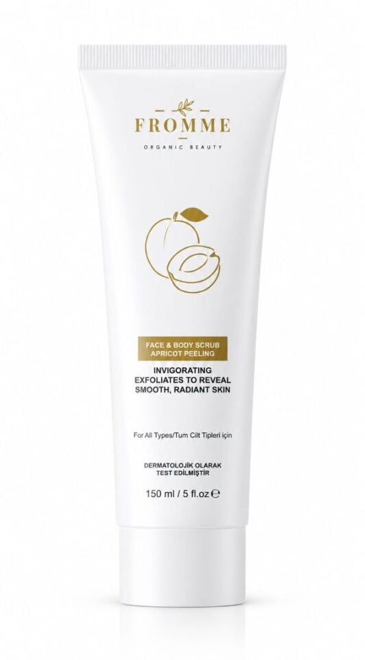 FROMME FACE BODY SCRUB  APRICOT PEELING 150 ML 1ADET