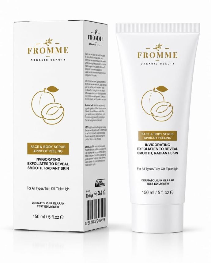 FROMME FACE BODY SCRUB  APRICOT PEELING 150 ML 1ADET