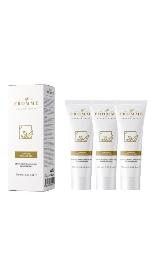 FROMME GİNSENG PEELİNG GİNSENG ÖZLÜ JEL 100 ML 3 ADET