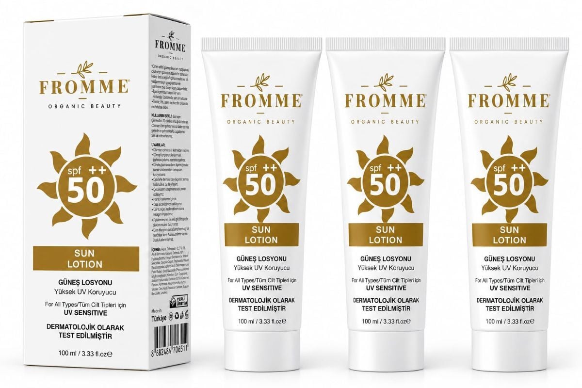 FROMMEGÜNEŞ LOSYONU SUN LOTION 100 ML 3 Adet