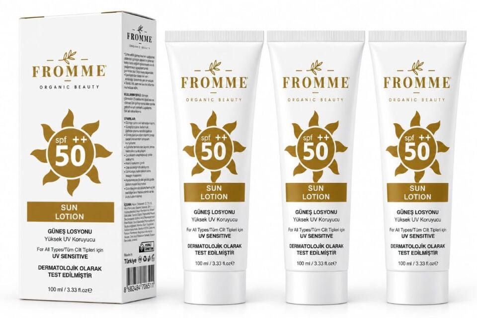 FROMMEGÜNEŞ LOSYONU SUN LOTION 100 ML 3 Adet