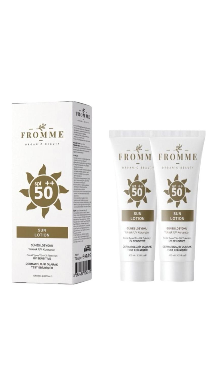 FROMME GÜNEŞ LOSYONU SUN LOTION 100 ML 2 Adet