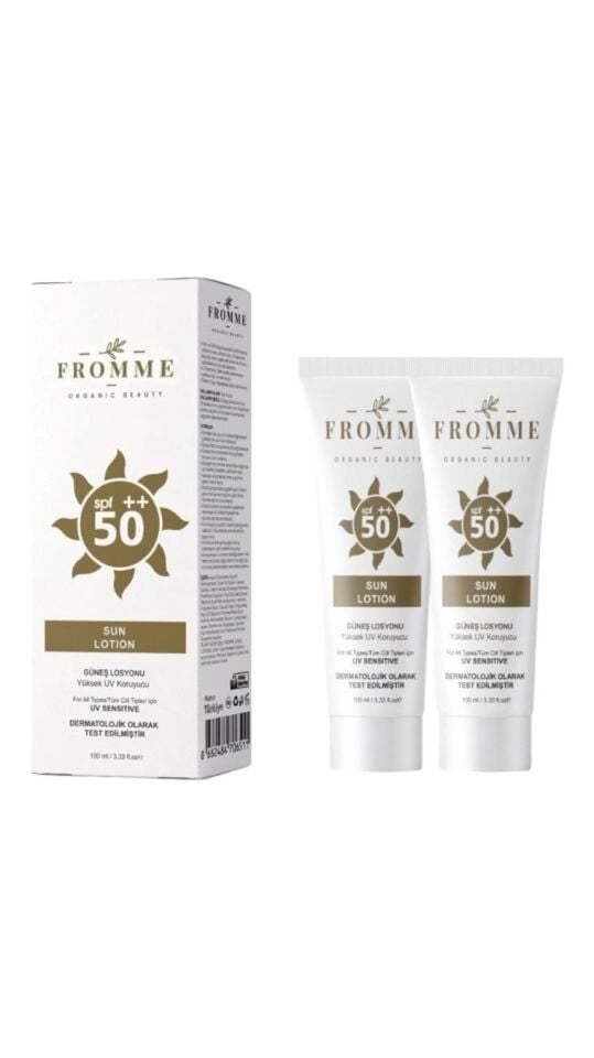 FROMME GÜNEŞ LOSYONU SUN LOTION 100 ML 2 Adet